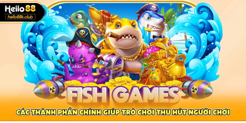 Các thành phần chính giúp trò chơi thu hút người chơi