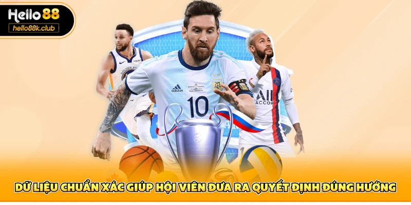 Dữ liệu chuẩn xác giúp hội viên đưa ra quyết định đúng hướng