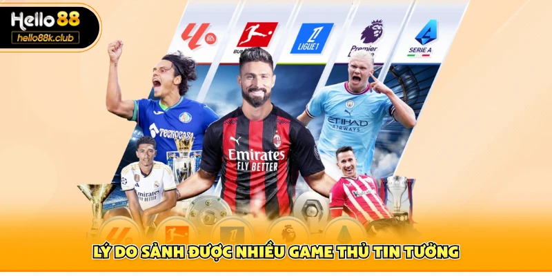 Thể Thao Hello88 2 Lý do sảnh được nhiều game thủ tin tưởng