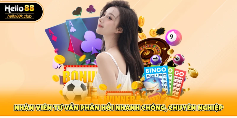  Nhân viên tư vấn phản hồi nhanh chóng, chuyên nghiệp