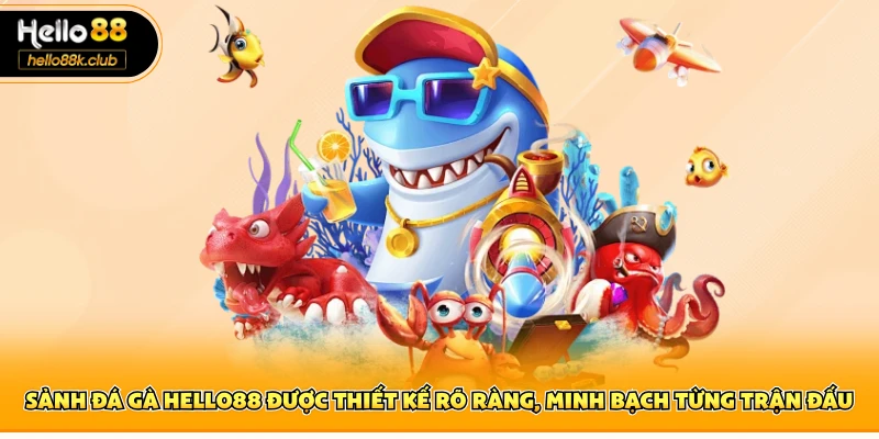 Đá Gà Hello88 1 Sảnh đá gà Hello88 được thiết kế rõ ràng