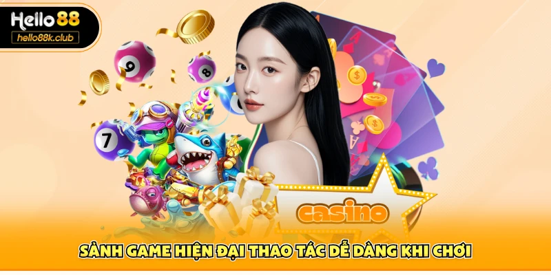 hello88 10 Sảnh game hiện đại thao tác dễ dàng khi chơi